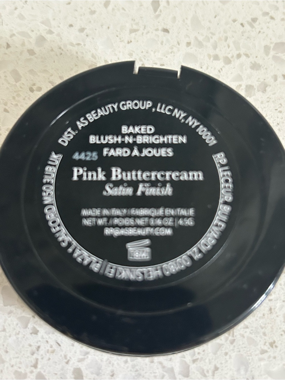 Laura Geller Marbleized Baked Blush-N-Brighton Blush Pink - Picture 4 of 8